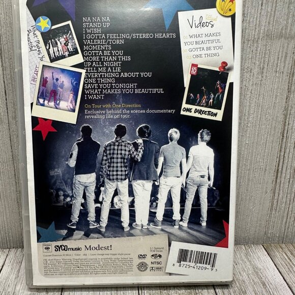One Direction: Up All Night The Live Tour DVD 2012 Movie Sealed New - Picture 2 of 7